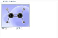 A molecule of ethene