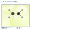 A double bond in ethene