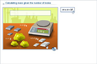 Calculating mass given the number of moles