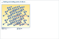 Melting and boiling points of silicon