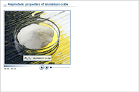 Amphoteric properties of aluminium oxide