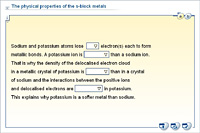 The physical properties of the s-block metals