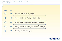 Identifying oxidation–reduction reactions