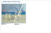 Mixing sulphuric acid with water