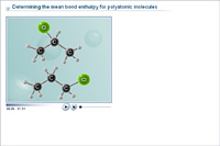 Determining the mean bond enthalpy for polyatomic molecules