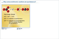 Why some endothermic reactions are spontaneous?