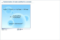 Autoionisation of water and the Kw constant