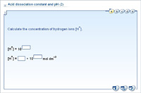 Acid dissociation constant and pH (2)