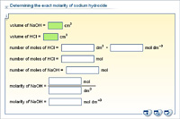Determining the exact molarity of sodium hydroxide