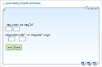 Lewis theory of acids and bases