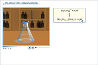 Reaction with sodium hydroxide