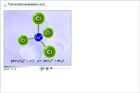 Tetrachlorometalate ions