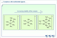Complexes with multidentate ligands