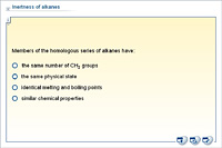Inertness of alkanes