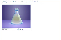 Halogenation of alkanes – chlorine, bromine and iodine