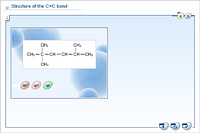 Structure of the C=C bond