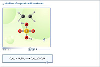 Addition of sulphuric acid to alkenes