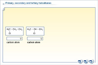 Primary, secondary and tertiary haloalkanes
