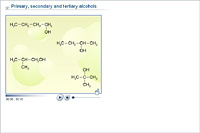 Primary, secondary and tertiary alcohols