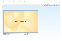 Free-radical polymerisation of ethane