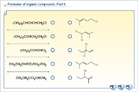 Formulae of organic compounds. Part II