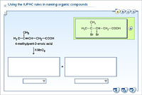 Using the IUPAC rules in naming organic compounds