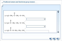 Positional isomers and functional group isomers