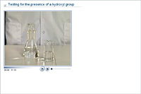 Testing for the presence of a hydroxyl group