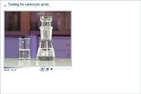 Testing for carboxylic acids