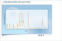 Using high-resolution mass spectrometry