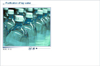Purification of tap water
