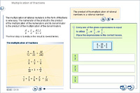 Multiplication of fractions