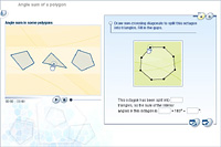 Angle sum of a polygon