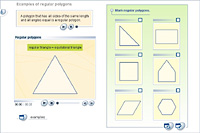 Examples of regular polygons