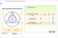 The circle and the equilateral triangle