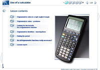 Use of a calculator