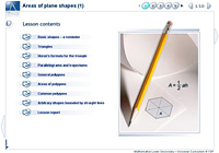 Areas of plane shapes (1)