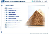 Volume and surface area of pyramids