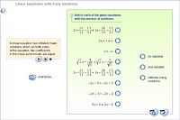 Linear equations with many solutions