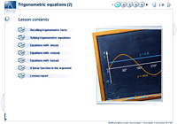 Trigonometric equations (2)