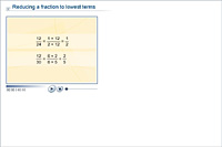 Reducing a fraction to lowest terms