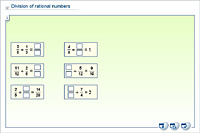 Division of rational numbers