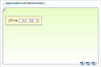 Approximations of irrational numbers