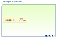 The length of the Earth's radius