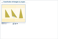 Classification of triangles by angles