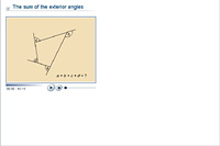 The sum of the exterior angles