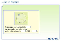 Angle sum of a polygon