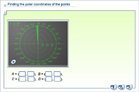 Finding the polar coordinates of the points