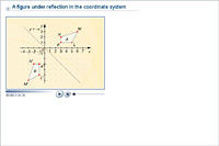 A figure under reflection in the coordinate system