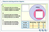 Deductive reasoning and Venn diagrams